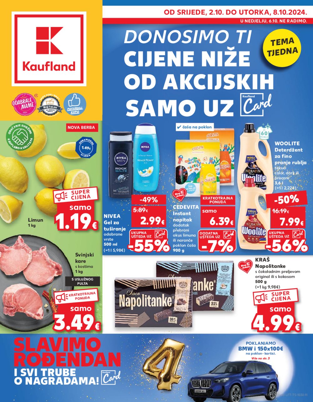 Kaufland katalog Akcija 02.10.-08.10.2024. Odabrane poslovnice