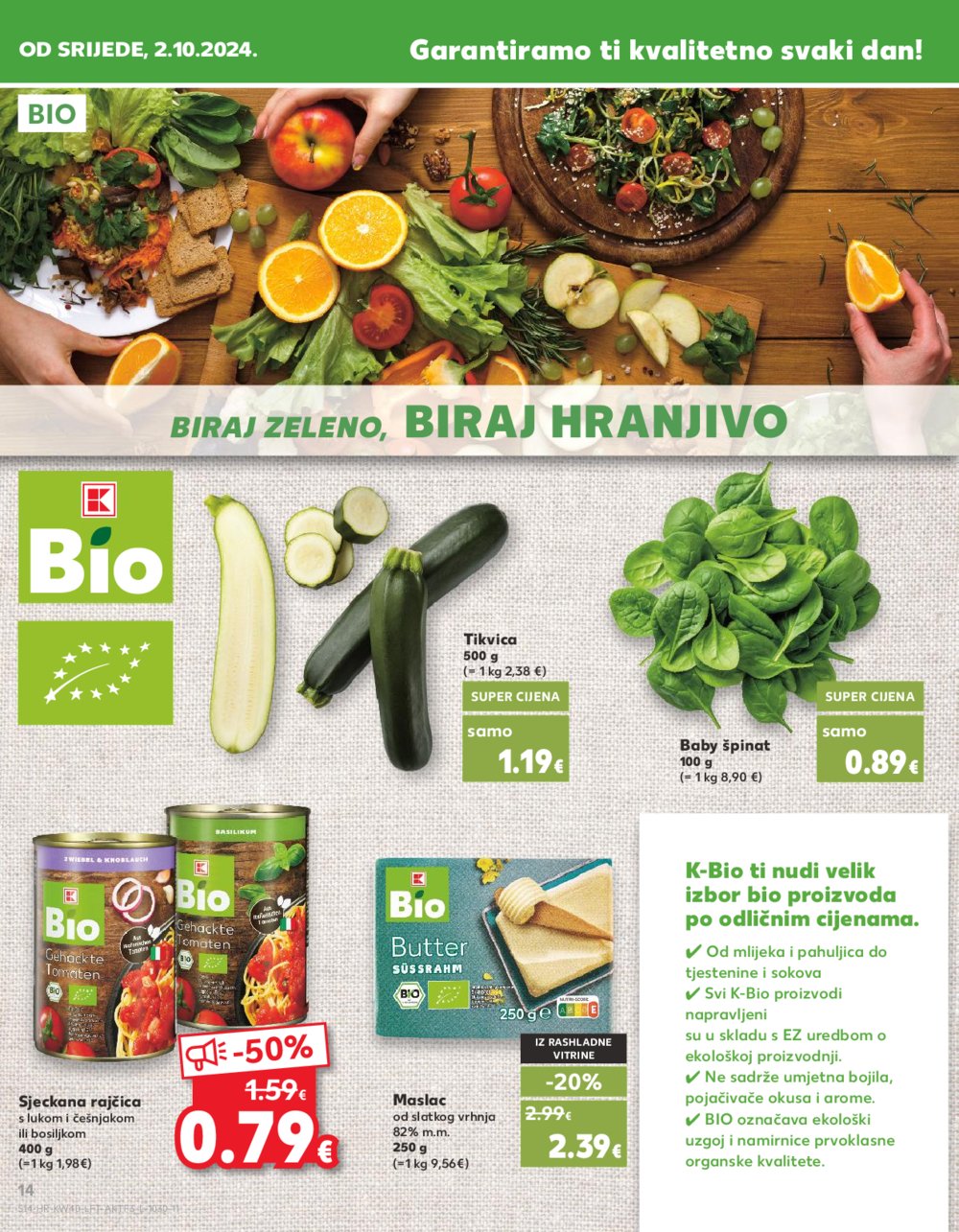 Kaufland katalog Akcija 02.10.-08.10.2024. Odabrane poslovnice