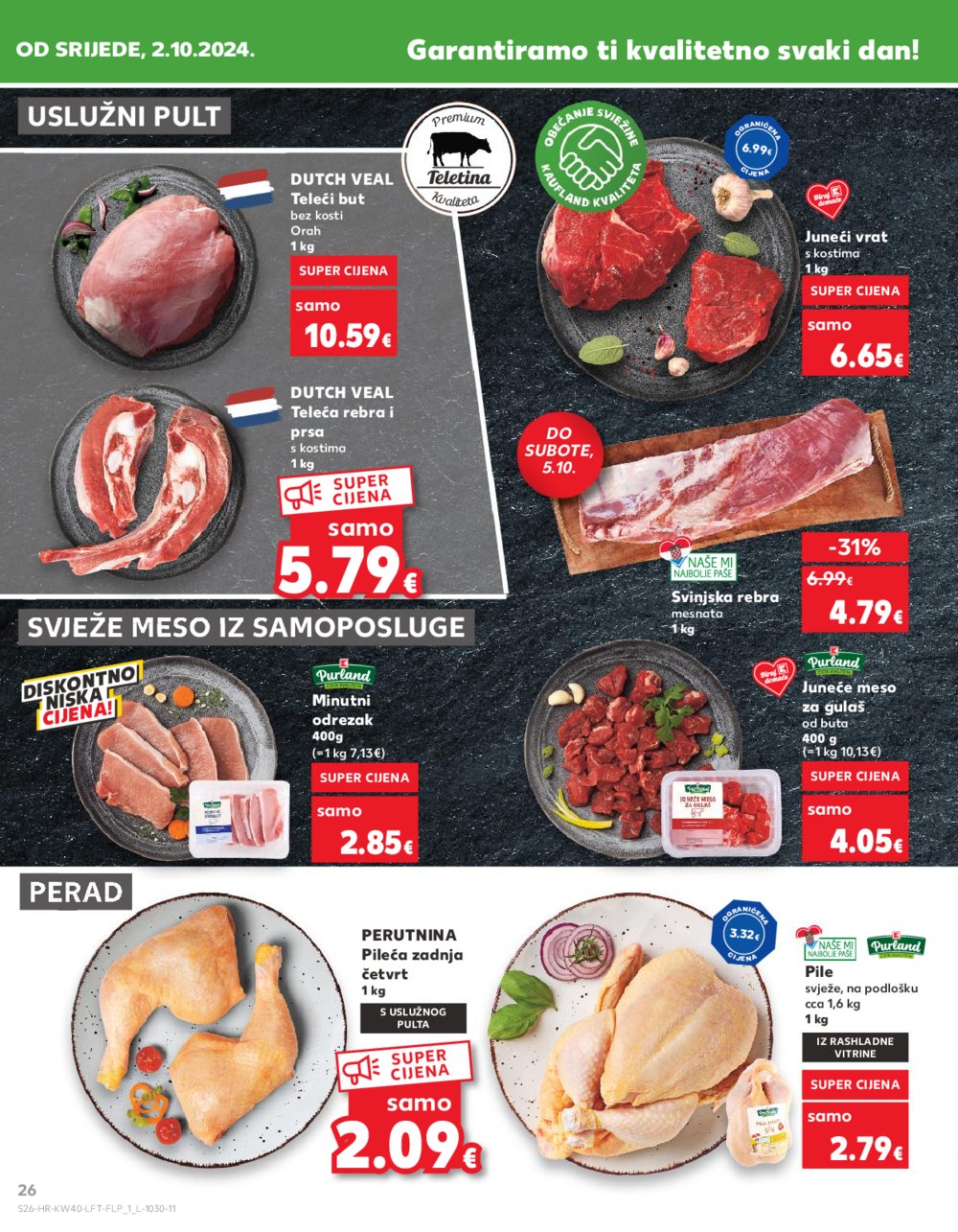 Kaufland katalog Akcija 02.10.-08.10.2024. Odabrane poslovnice