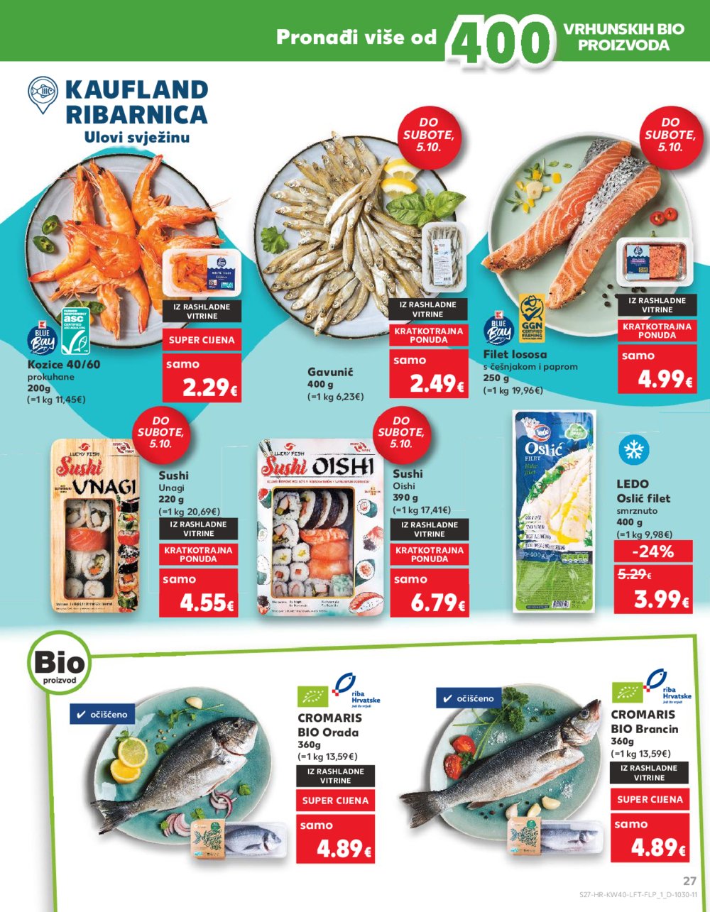 Kaufland katalog Akcija 02.10.-08.10.2024. Odabrane poslovnice