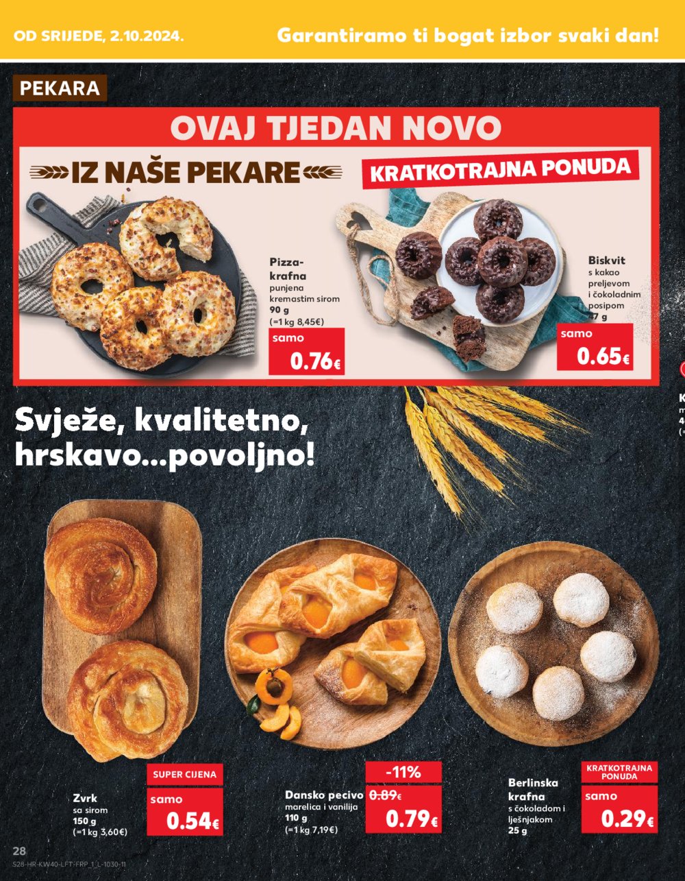 Kaufland katalog Akcija 02.10.-08.10.2024. Odabrane poslovnice