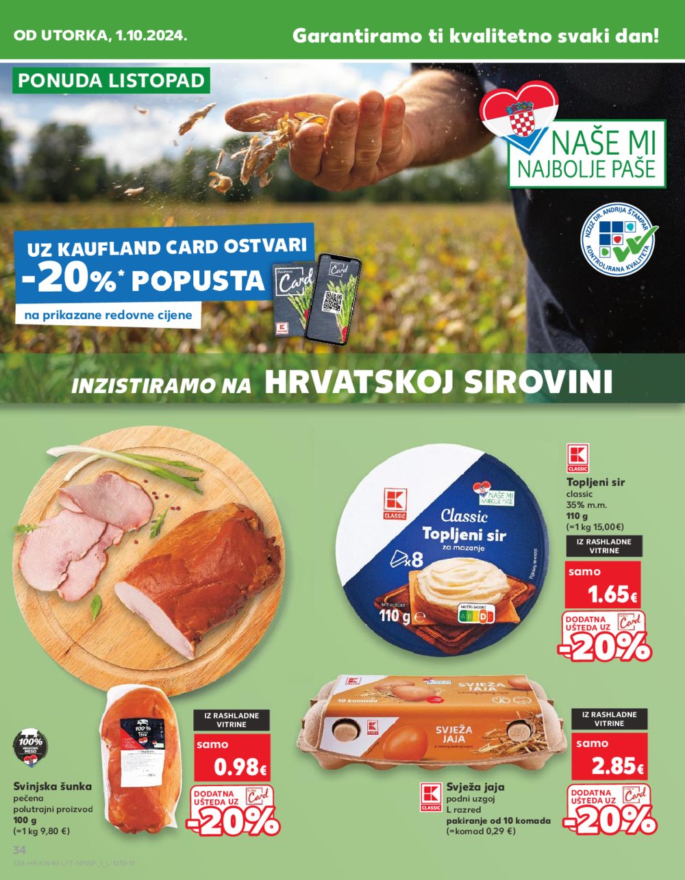 Kaufland katalog Akcija 02.10.-08.10.2024. Odabrane poslovnice