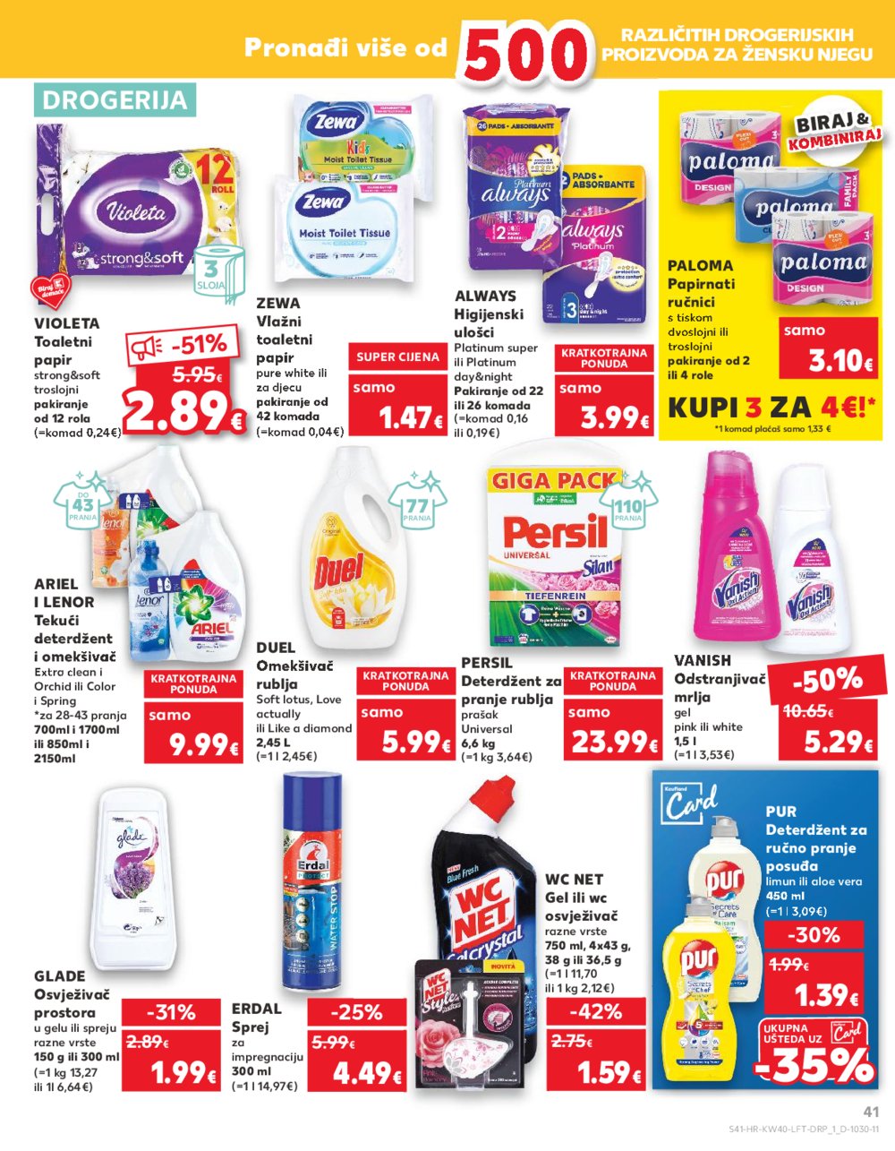 Kaufland katalog Akcija 02.10.-08.10.2024. Odabrane poslovnice