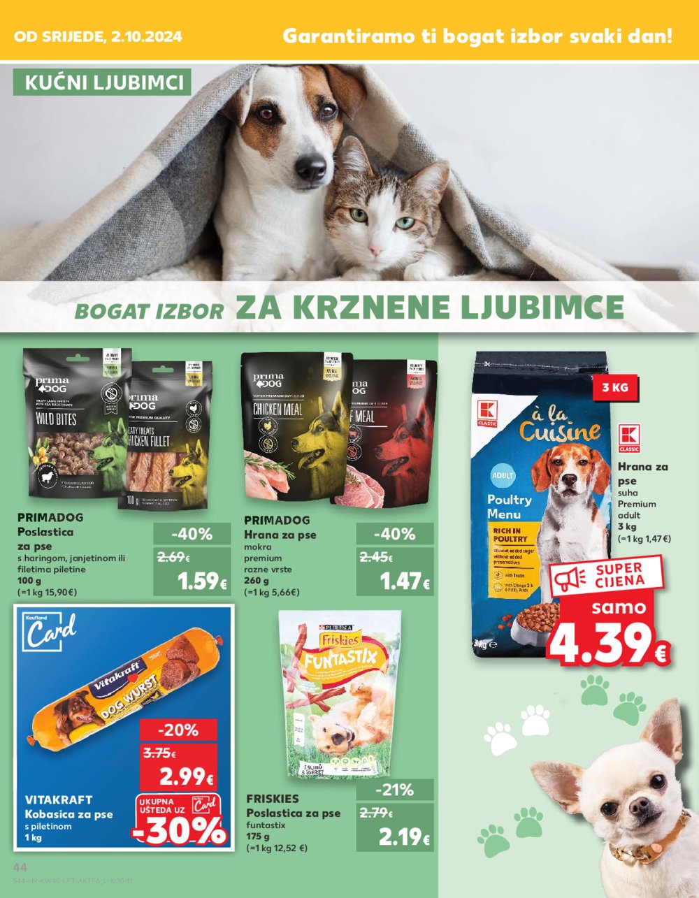 Kaufland katalog Akcija 02.10.-08.10.2024. Odabrane poslovnice