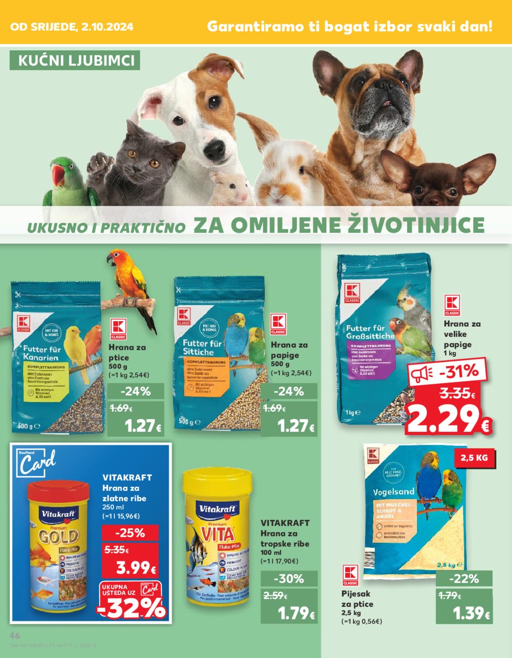 Kaufland katalog Akcija 02.10.-08.10.2024. Odabrane poslovnice