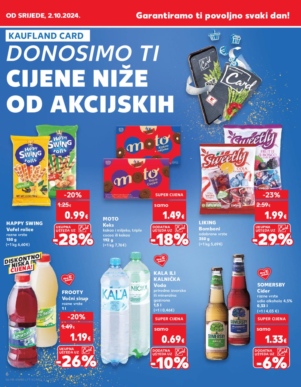 Kaufland katalog Akcija 02.10.-08.10.2024. Odabrane poslovnice