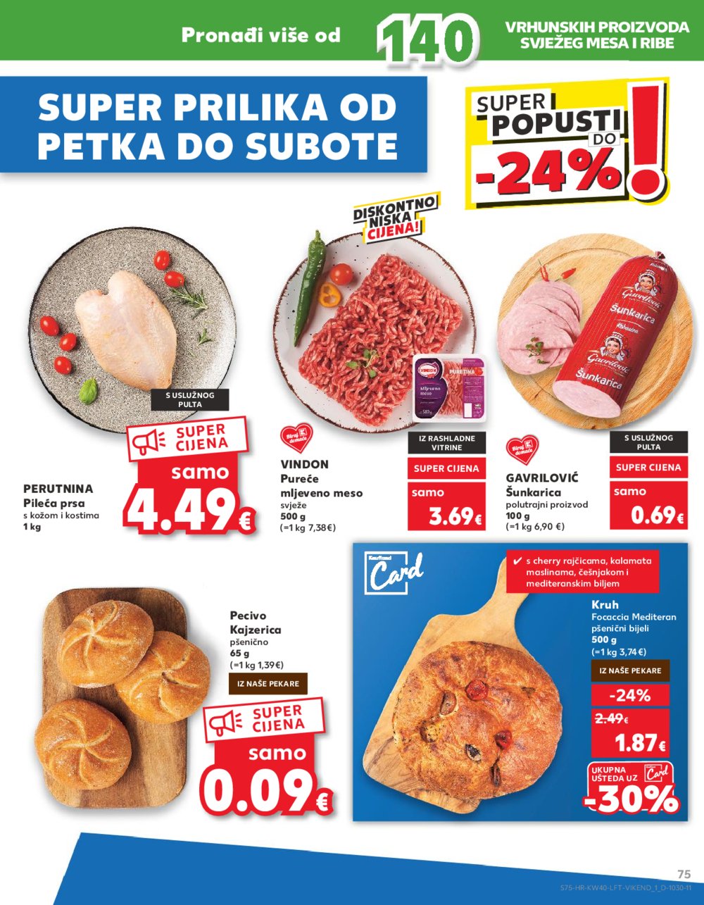 Kaufland katalog Akcija 02.10.-08.10.2024. Odabrane poslovnice