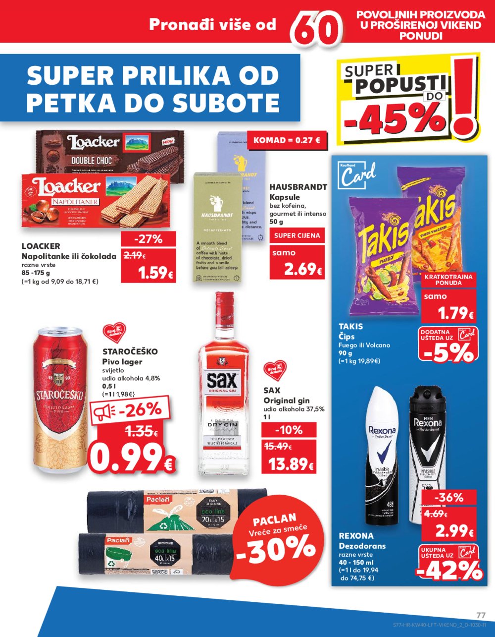 Kaufland katalog Akcija 02.10.-08.10.2024. Odabrane poslovnice