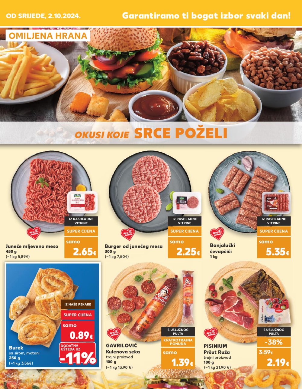 Kaufland katalog Akcija 02.10.-08.10.2024. Odabrane poslovnice