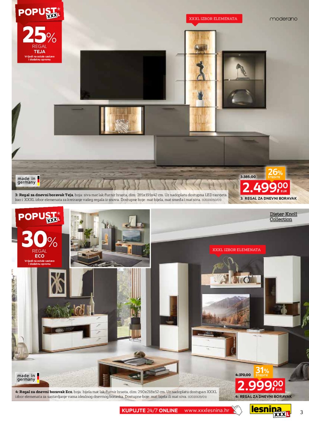 Lesnina katalog Novi dnevni boravak 01.10.-24.10.2024.