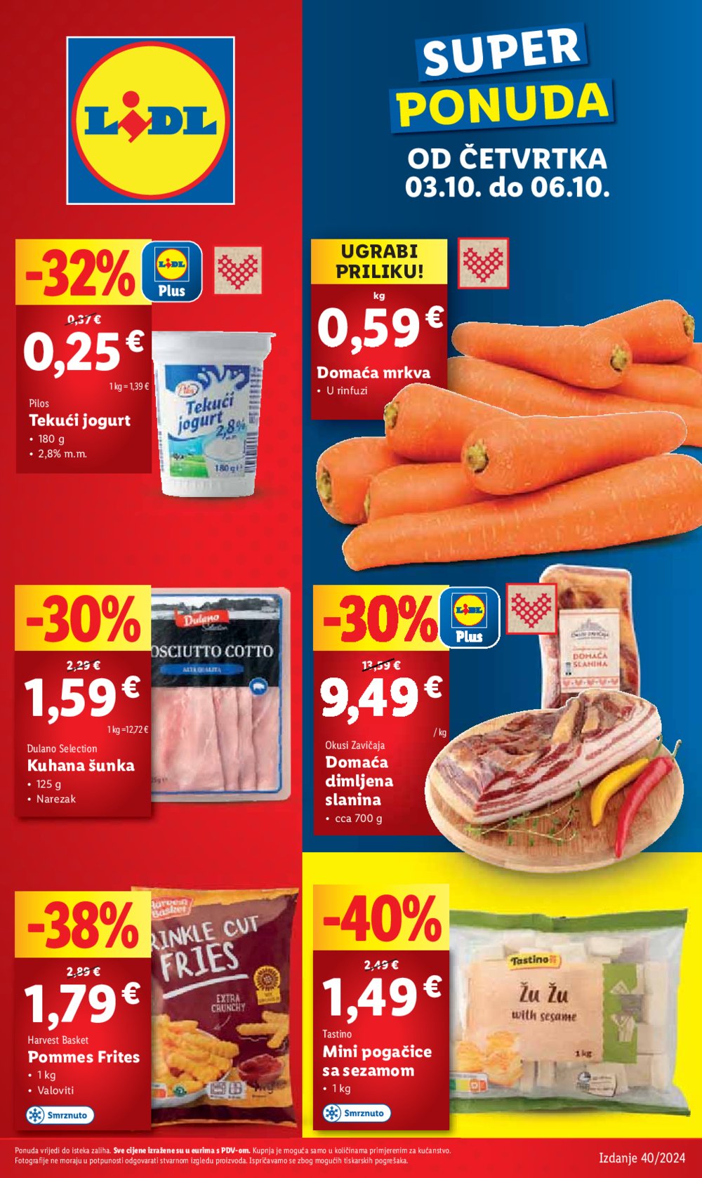 Lidl katalog Super ponuda od četvrtka 03.10.-06.10.2024.