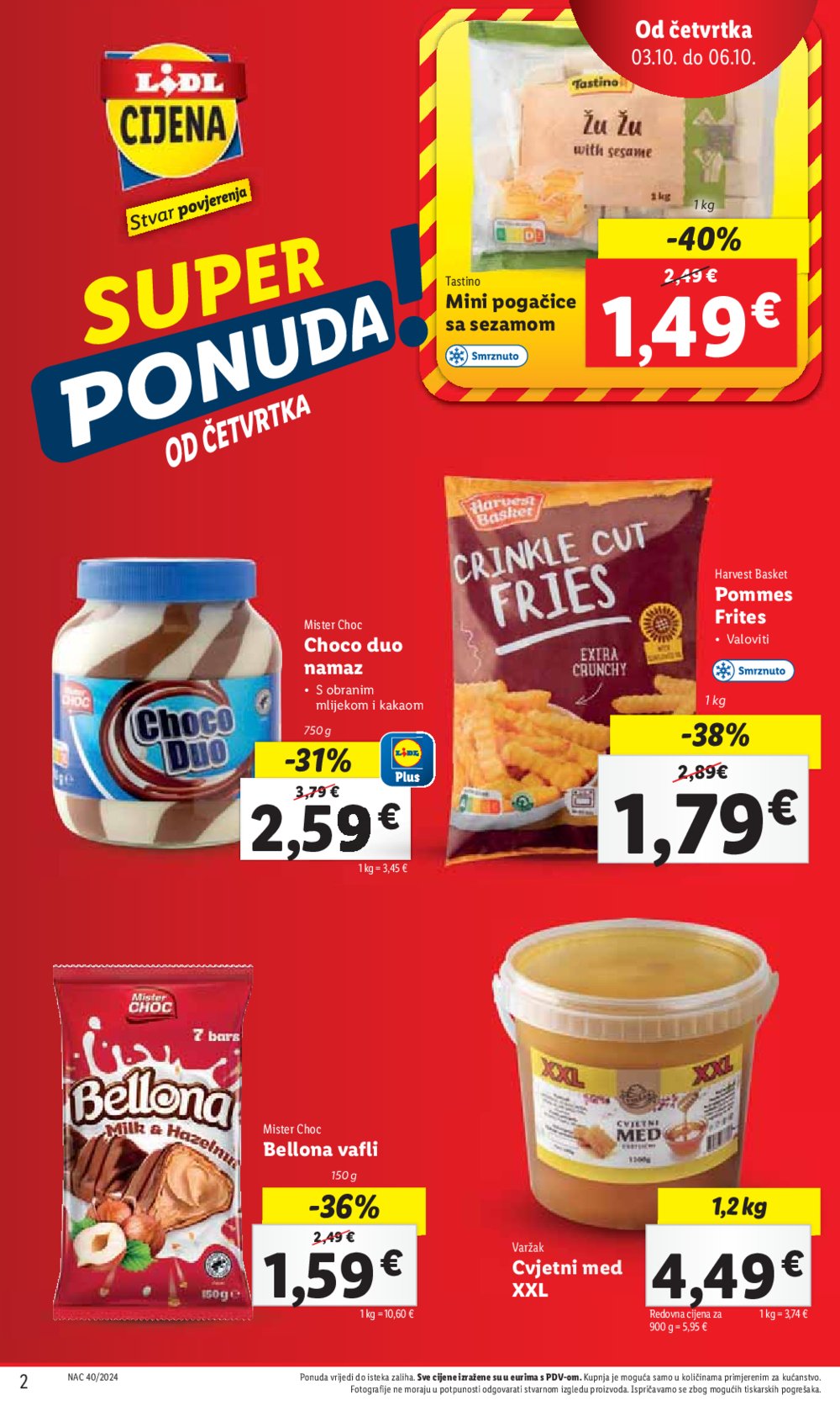 Lidl katalog Super ponuda od četvrtka 03.10.-06.10.2024.