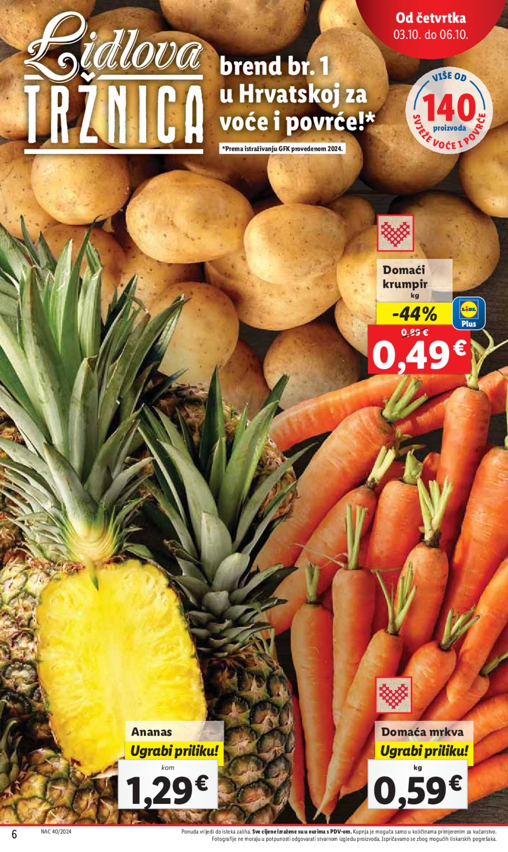 Lidl katalog Super ponuda od četvrtka 03.10.-06.10.2024.