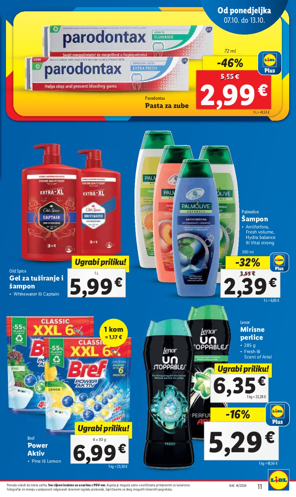 Lidl katalog Super ponuda od ponedjeljka 07.10.-13.10.2024.