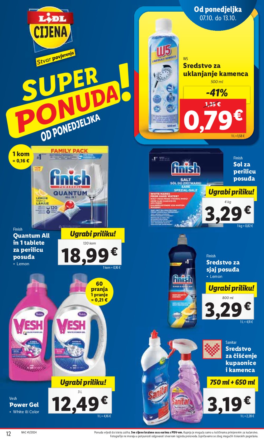 Lidl katalog Super ponuda od ponedjeljka 07.10.-13.10.2024.