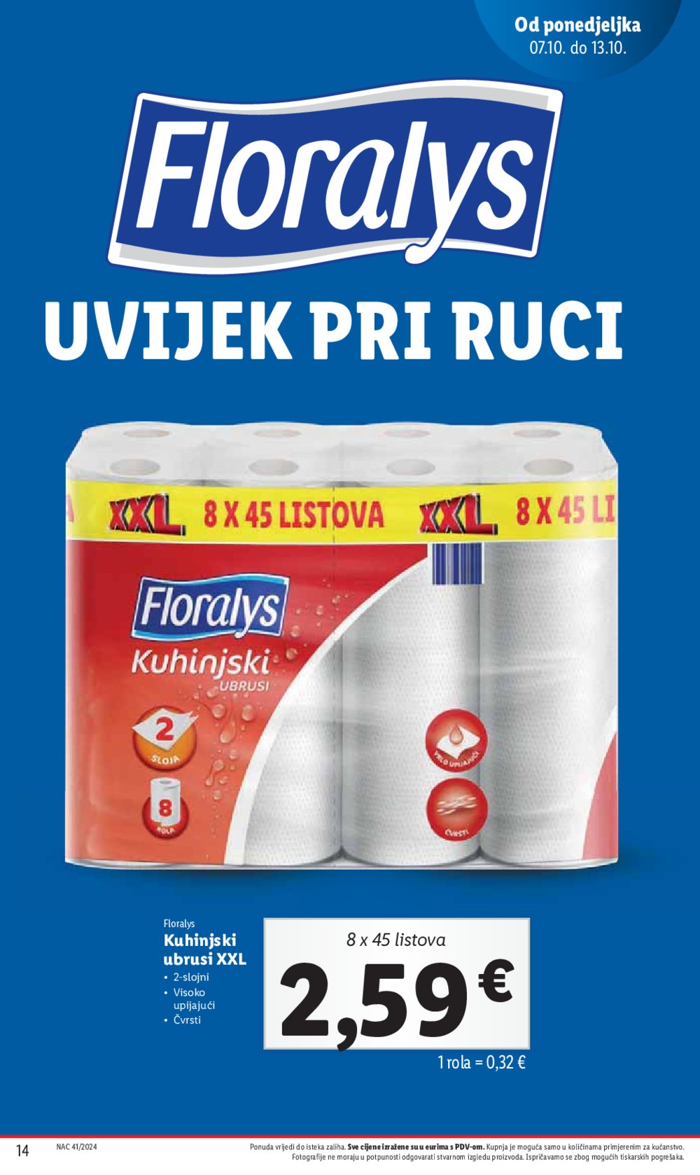 Lidl katalog Super ponuda od ponedjeljka 07.10.-13.10.2024.