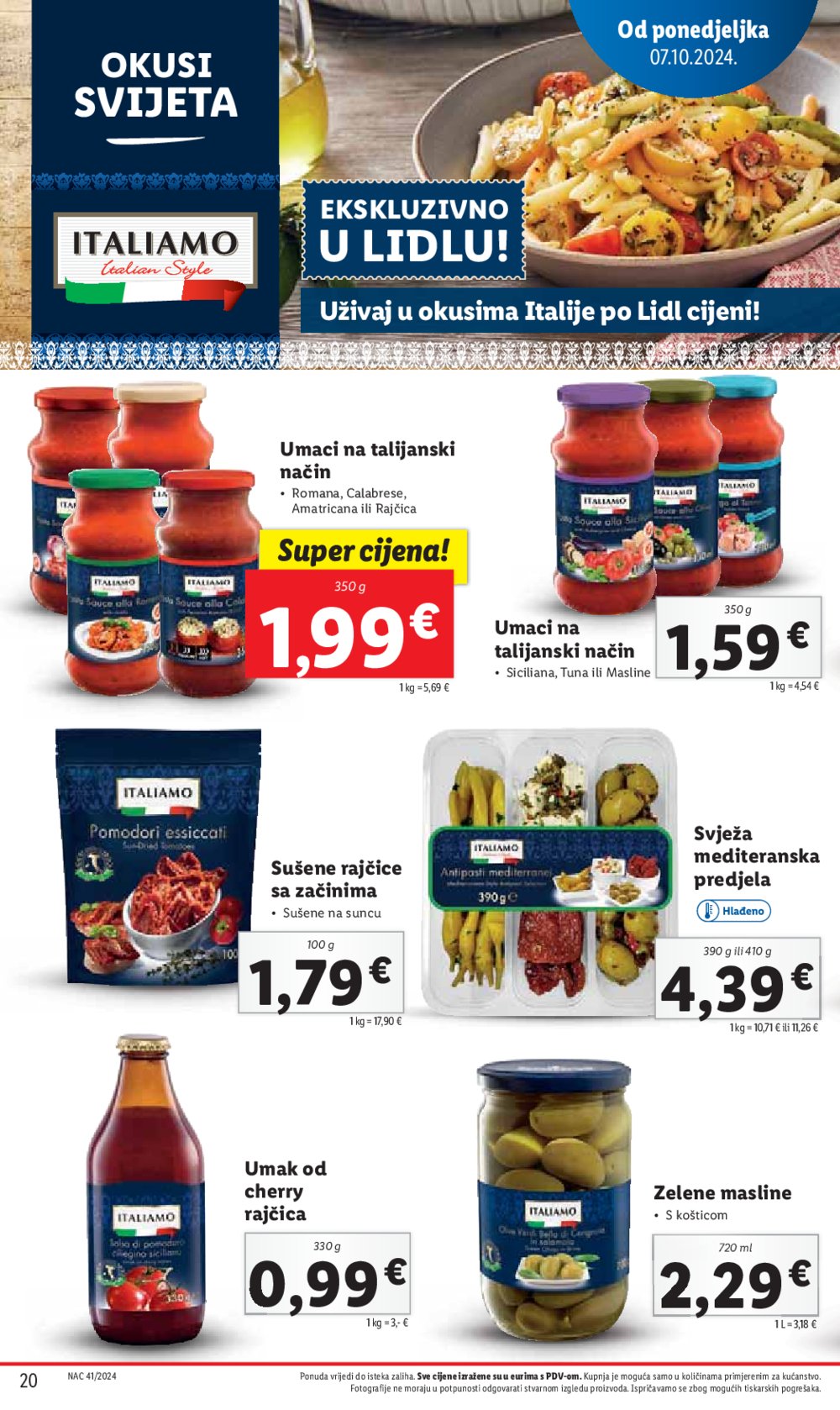 Lidl katalog Super ponuda od ponedjeljka 07.10.-13.10.2024.