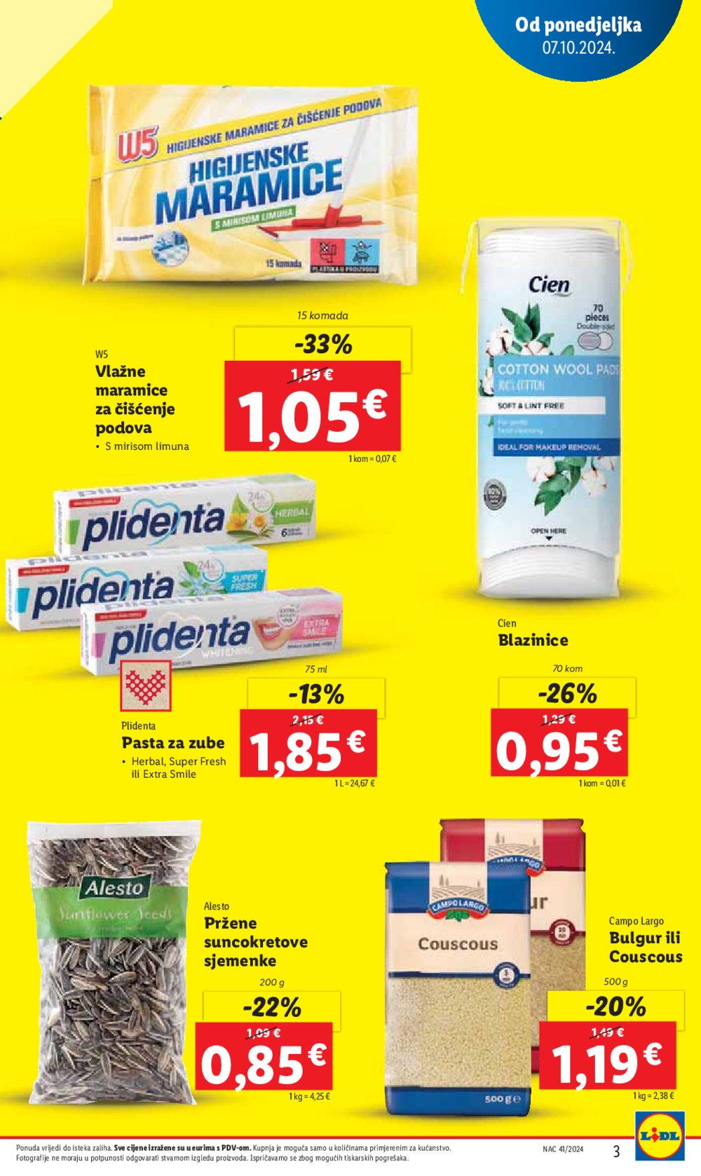 Lidl katalog Super ponuda od ponedjeljka 07.10.-13.10.2024.