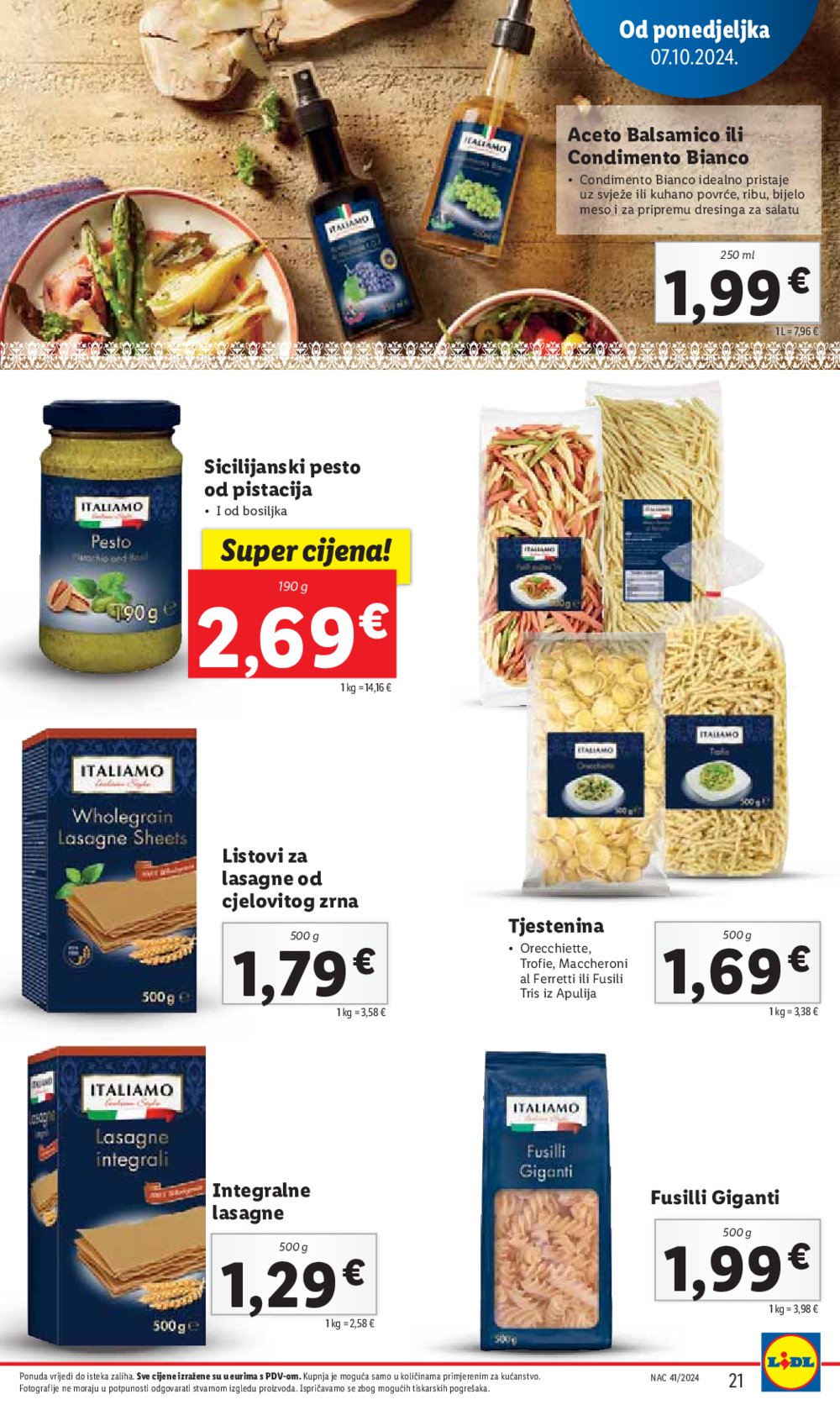 Lidl katalog Super ponuda od ponedjeljka 07.10.-13.10.2024.