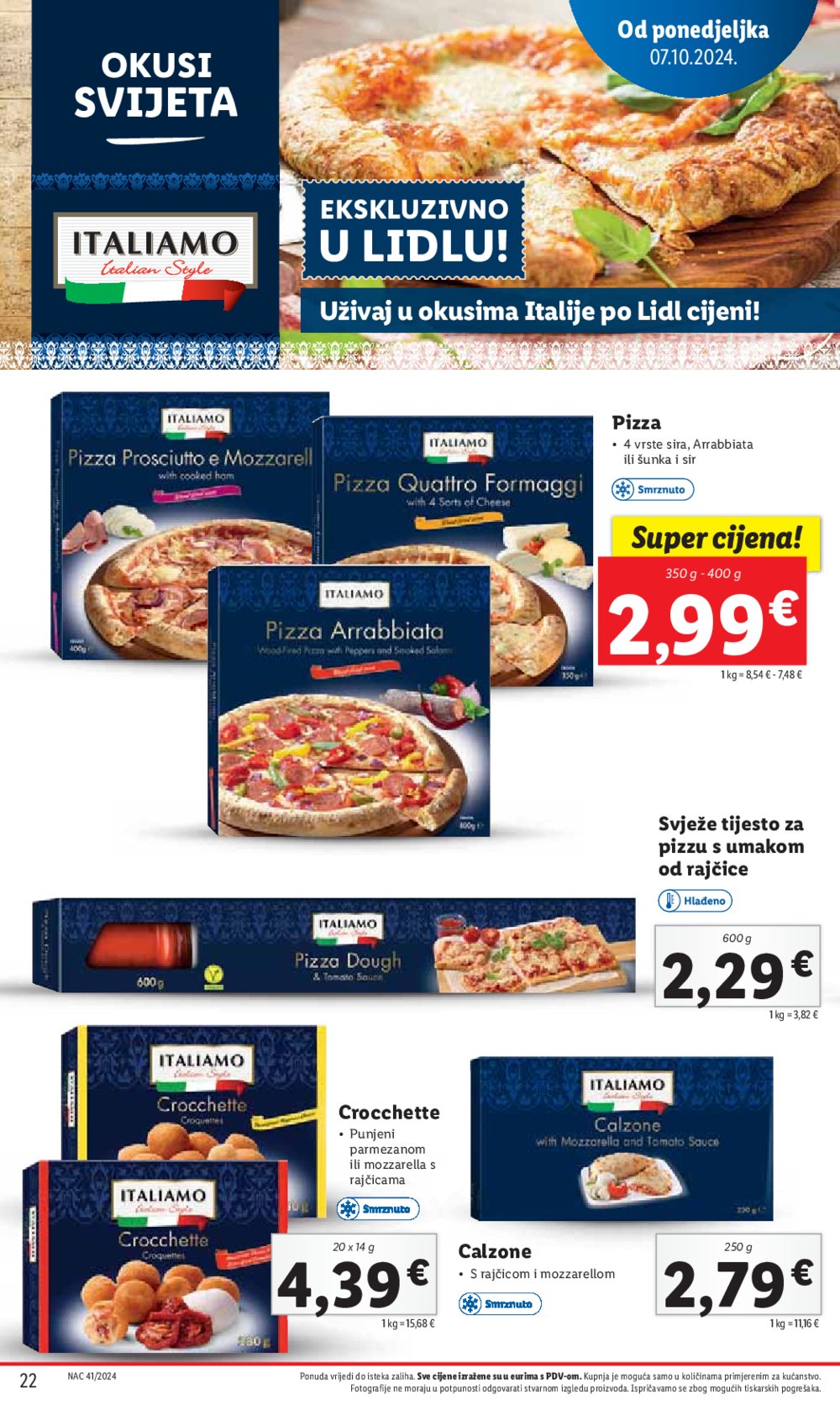 Lidl katalog Super ponuda od ponedjeljka 07.10.-13.10.2024.