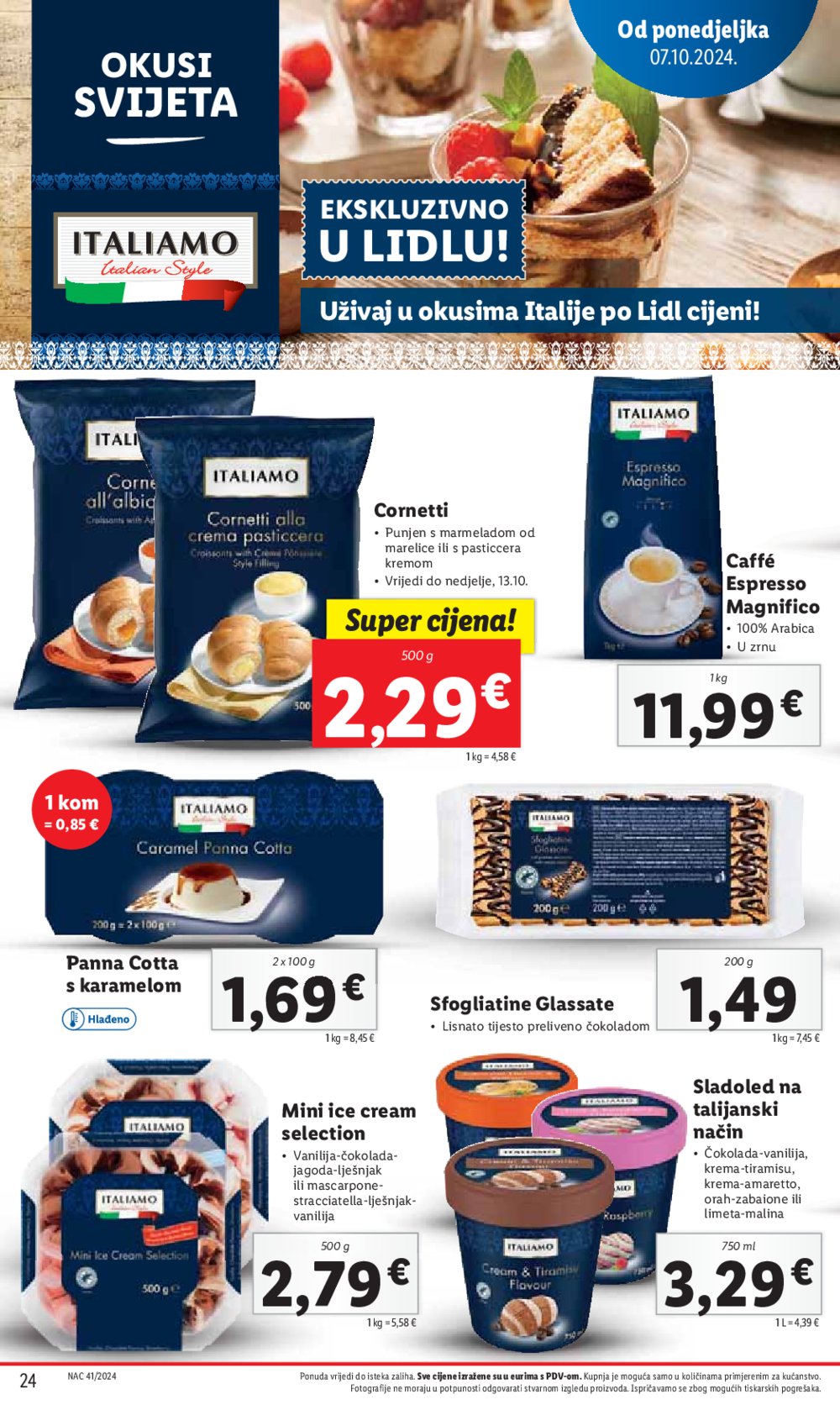 Lidl katalog Super ponuda od ponedjeljka 07.10.-13.10.2024.