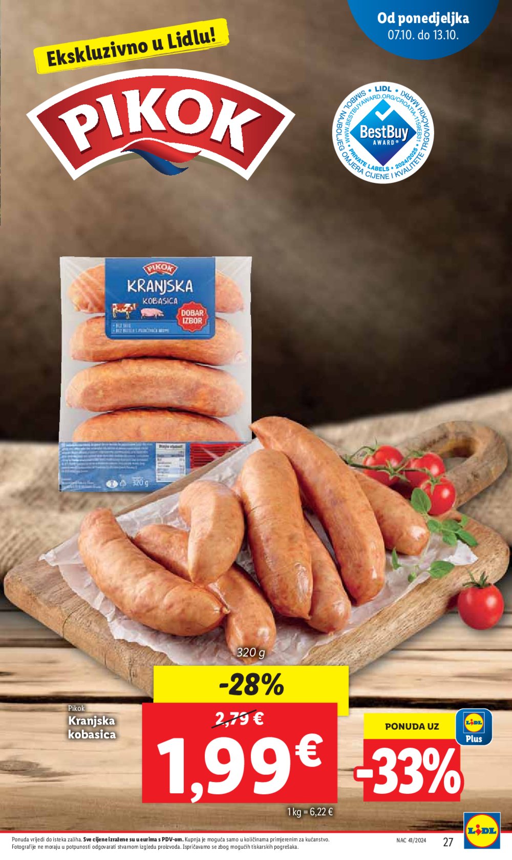 Lidl katalog Super ponuda od ponedjeljka 07.10.-13.10.2024.