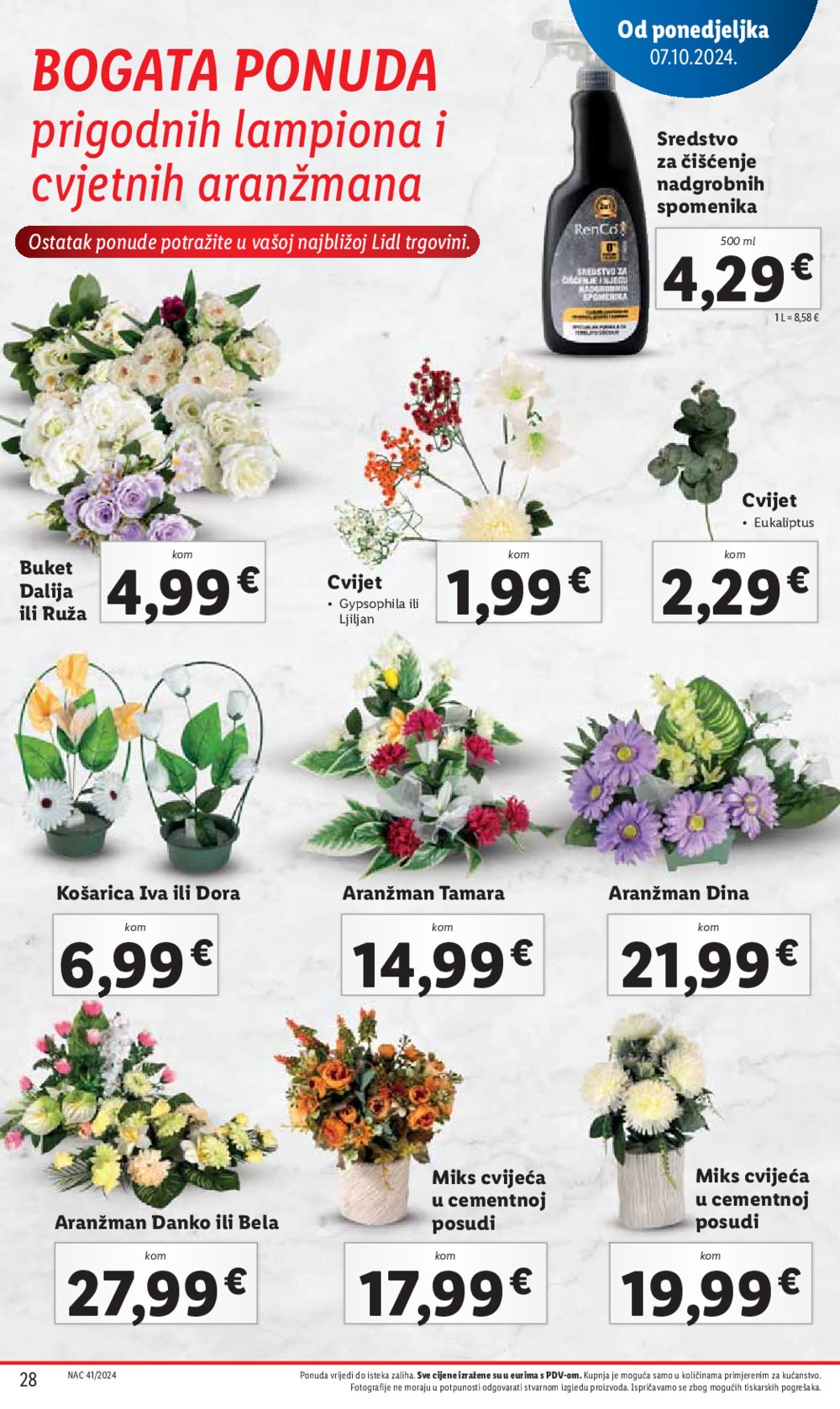 Lidl katalog Super ponuda od ponedjeljka 07.10.-13.10.2024.