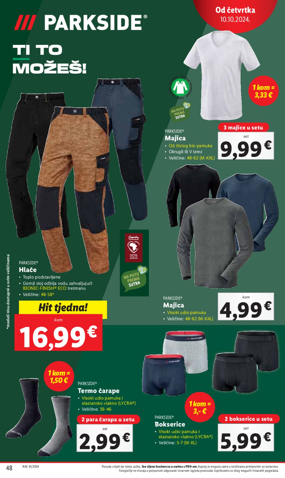 Lidl katalog Super ponuda od ponedjeljka 07.10.-13.10.2024.