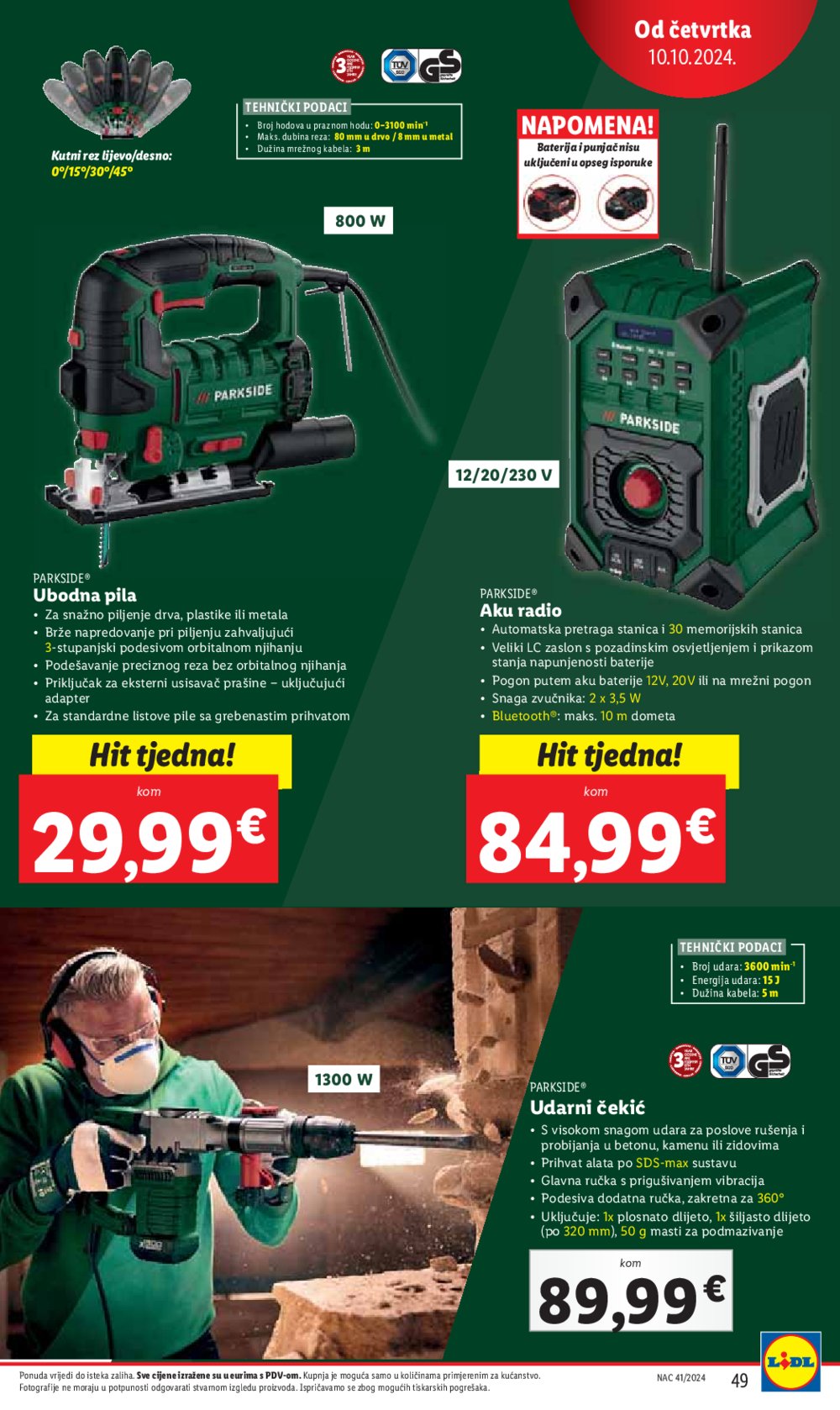 Lidl katalog Super ponuda od ponedjeljka 07.10.-13.10.2024.