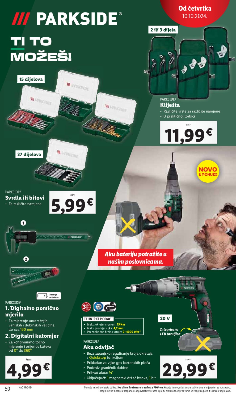 Lidl katalog Super ponuda od ponedjeljka 07.10.-13.10.2024.