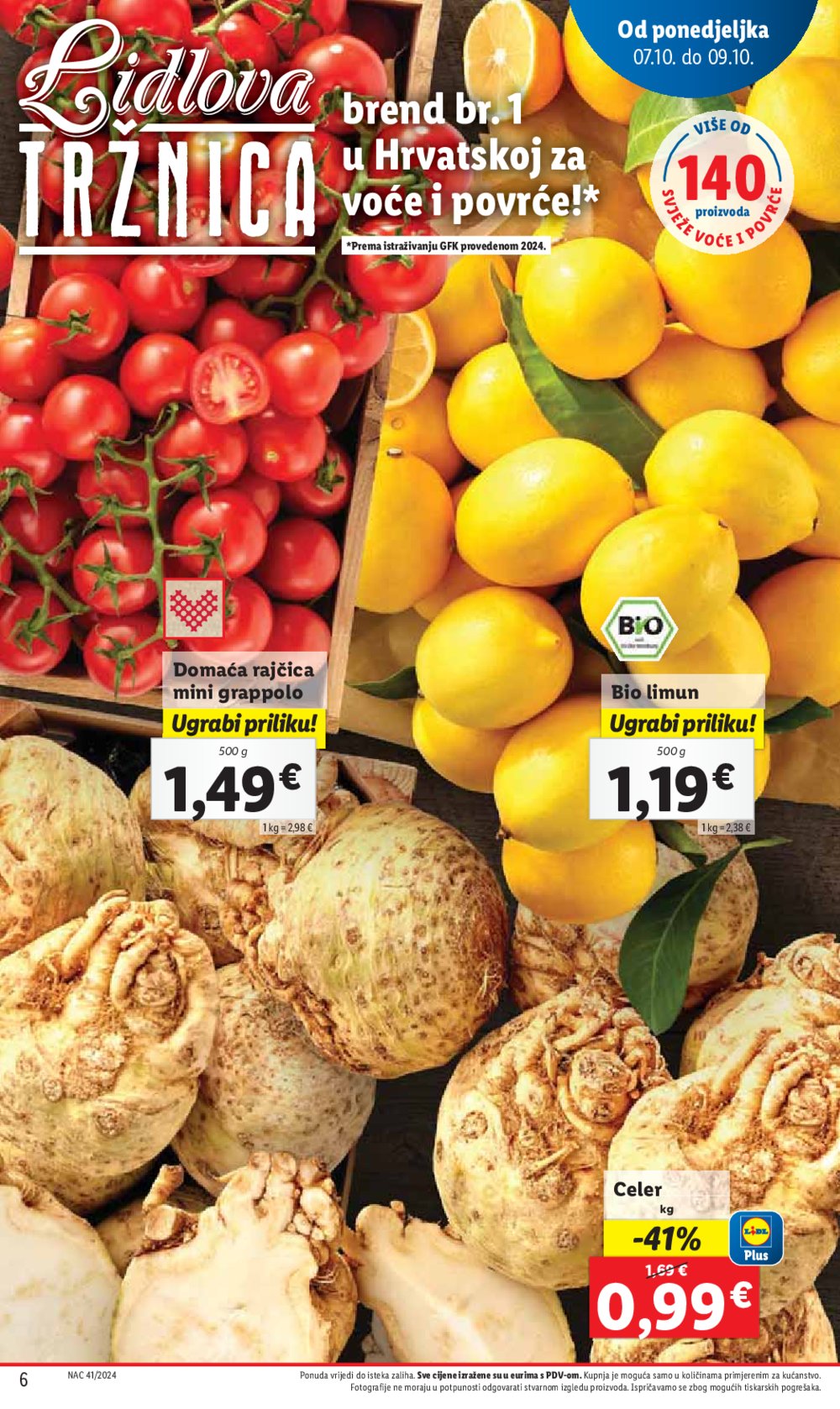 Lidl katalog Super ponuda od ponedjeljka 07.10.-13.10.2024.