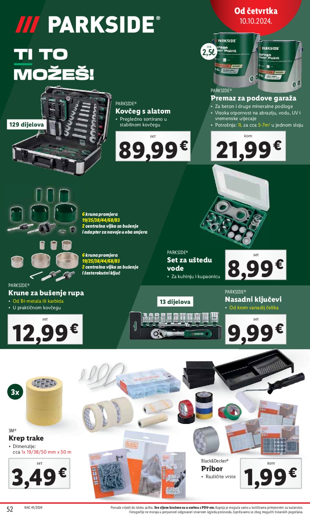 Lidl katalog Super ponuda od ponedjeljka 07.10.-13.10.2024.