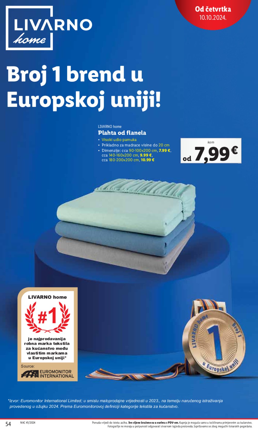 Lidl katalog Super ponuda od ponedjeljka 07.10.-13.10.2024.