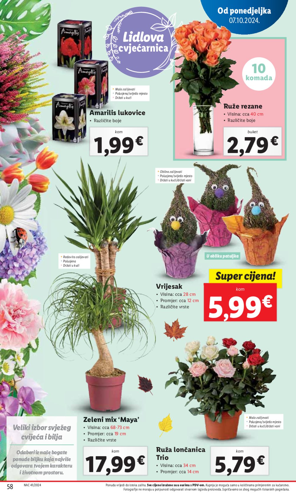 Lidl katalog Super ponuda od ponedjeljka 07.10.-13.10.2024.