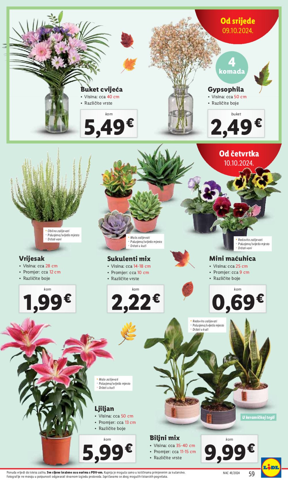 Lidl katalog Super ponuda od ponedjeljka 07.10.-13.10.2024.