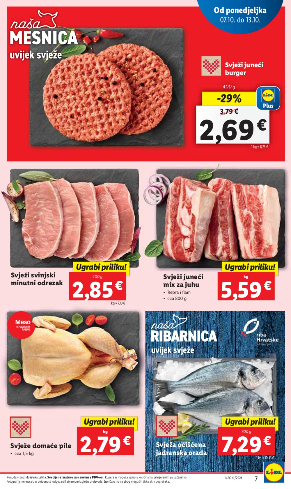 Lidl katalog Super ponuda od ponedjeljka 07.10.-13.10.2024.