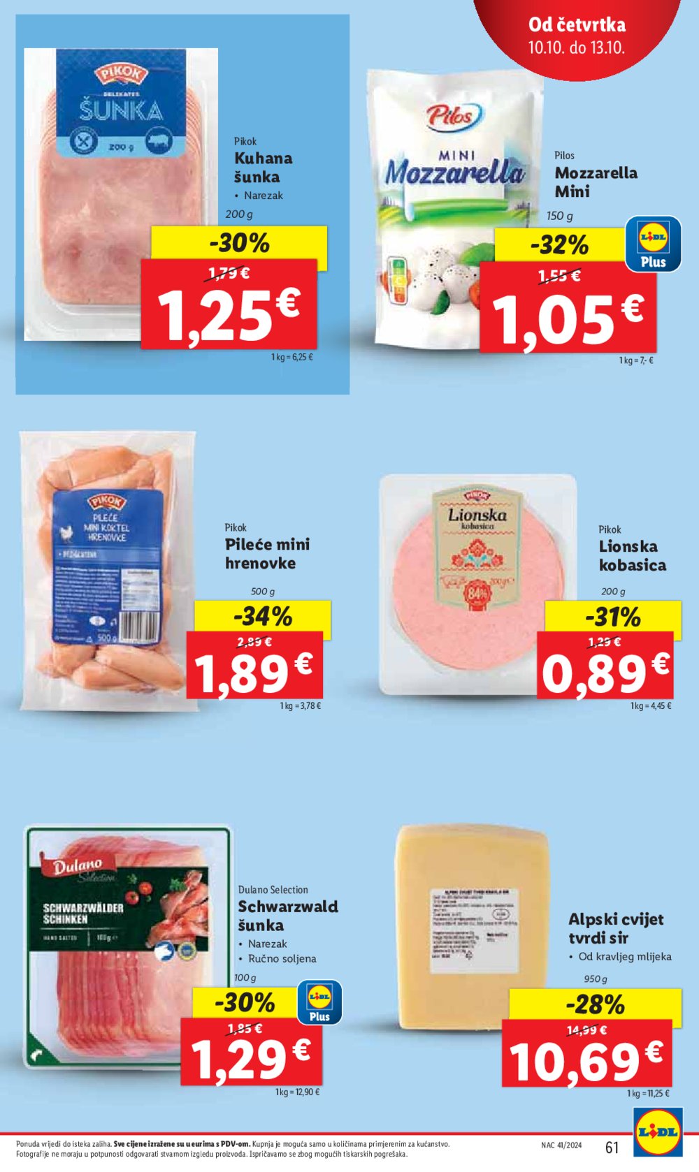 Lidl katalog Super ponuda od ponedjeljka 07.10.-13.10.2024.