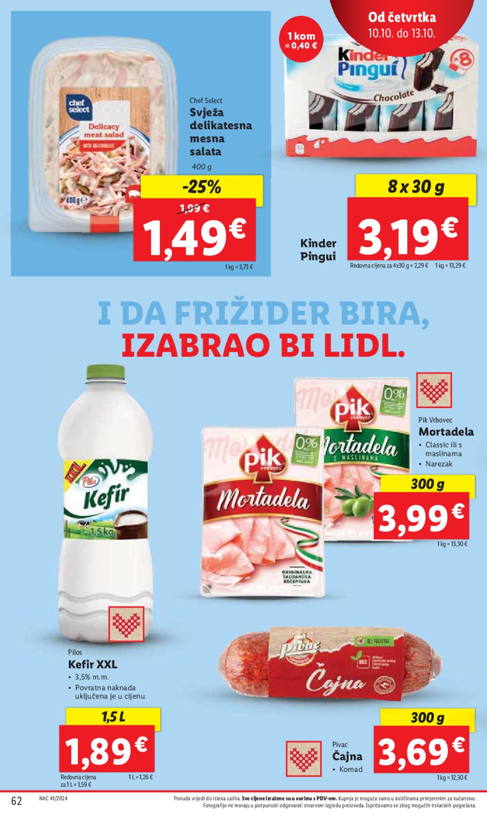 Lidl katalog Super ponuda od ponedjeljka 07.10.-13.10.2024.