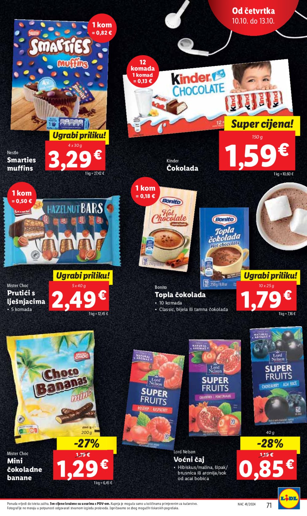 Lidl katalog Super ponuda od ponedjeljka 07.10.-13.10.2024.