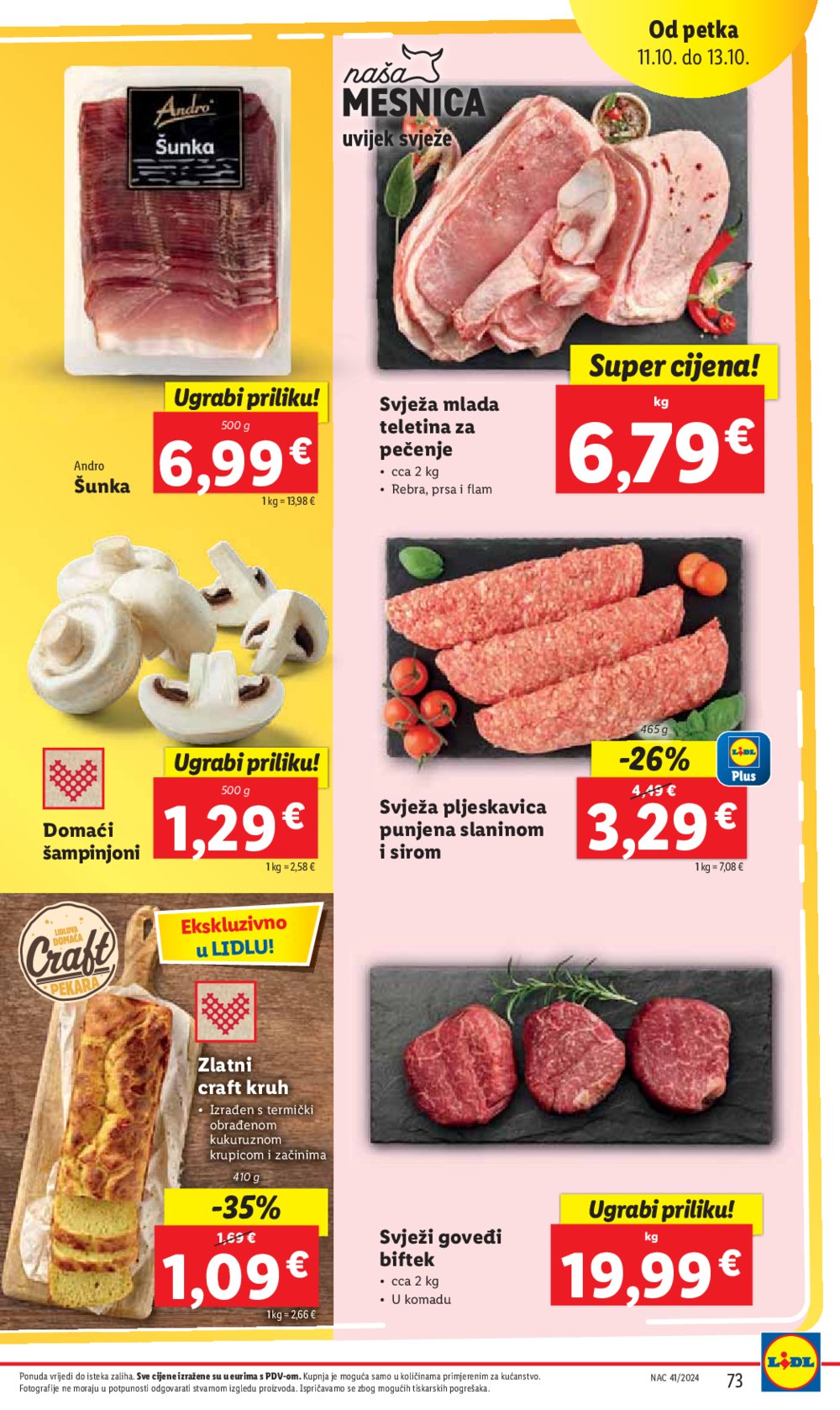 Lidl katalog Super ponuda od ponedjeljka 07.10.-13.10.2024.