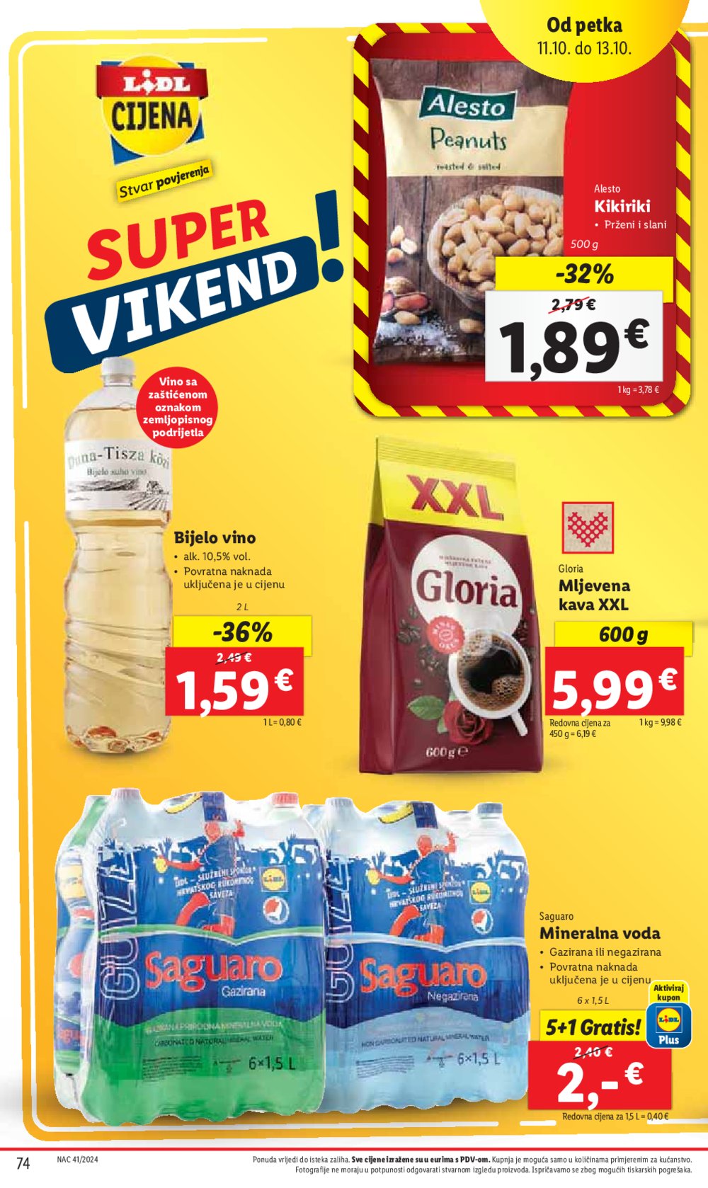 Lidl katalog Super ponuda od ponedjeljka 07.10.-13.10.2024.