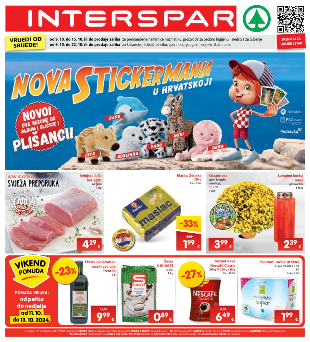 INTERSPAR katalog Akcija 09.10.-15.10.2024.