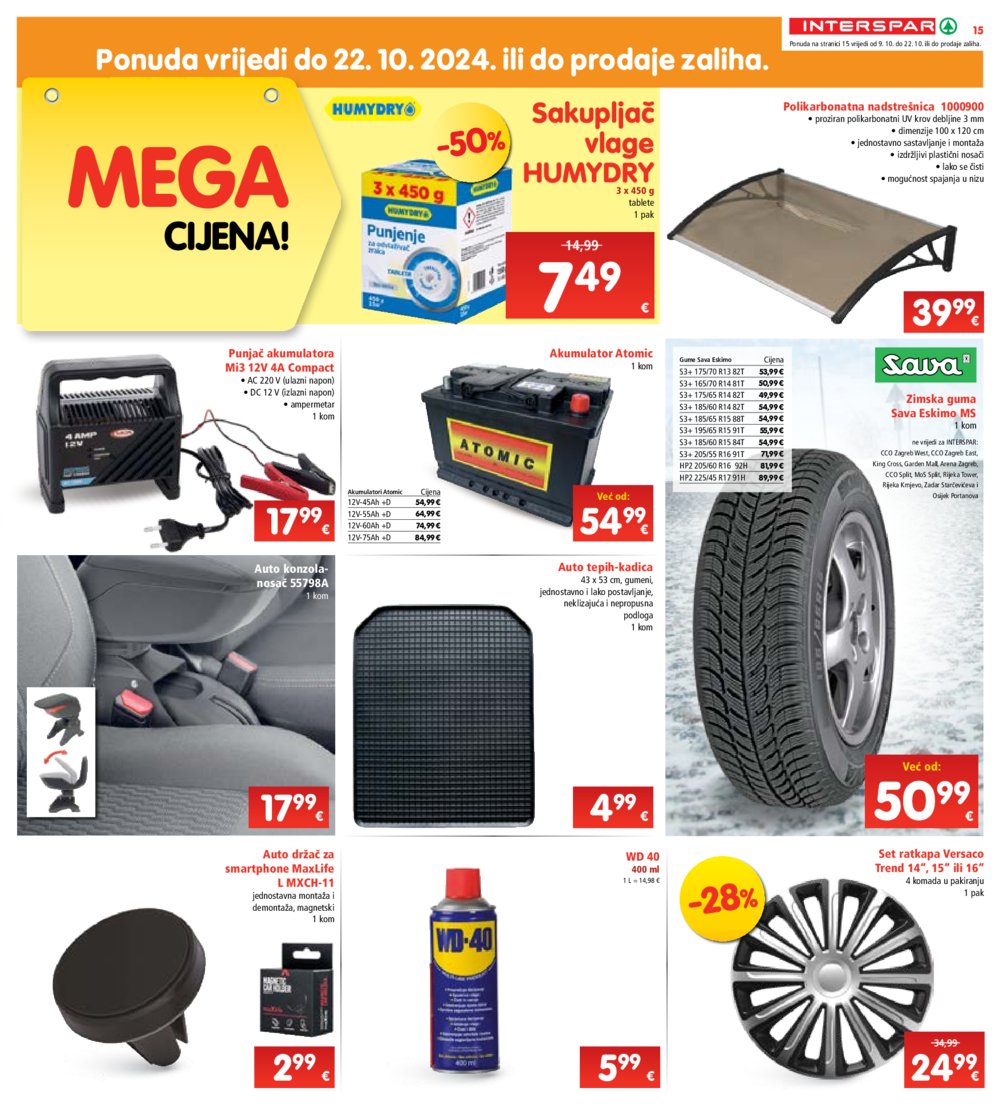 INTERSPAR katalog Akcija 09.10.-15.10.2024.