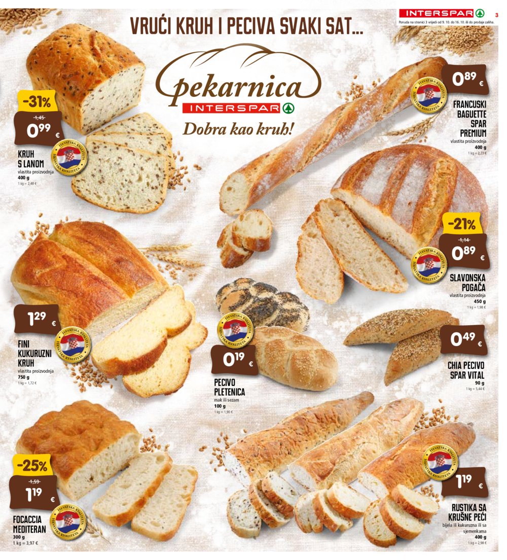 INTERSPAR katalog Akcija 09.10.-15.10.2024.