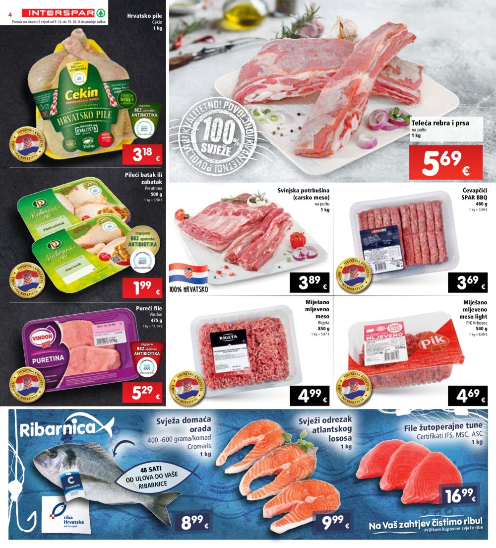 INTERSPAR katalog Akcija 09.10.-15.10.2024.