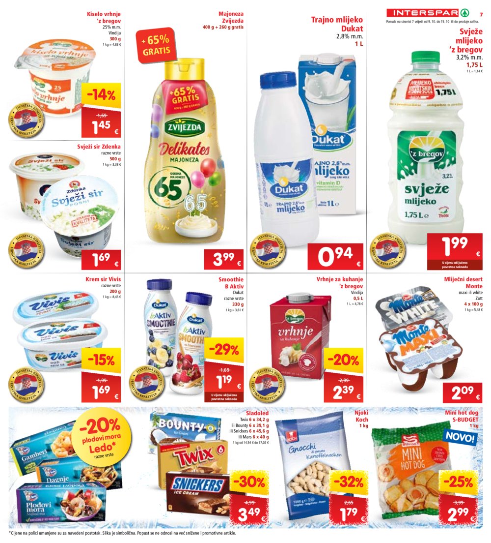 INTERSPAR katalog Akcija 09.10.-15.10.2024.