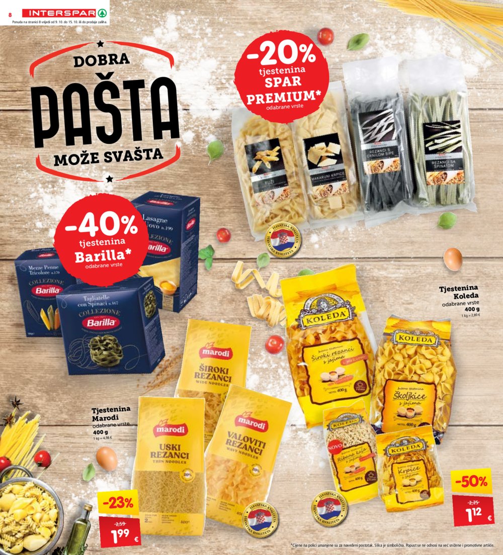 INTERSPAR katalog Akcija 09.10.-15.10.2024.