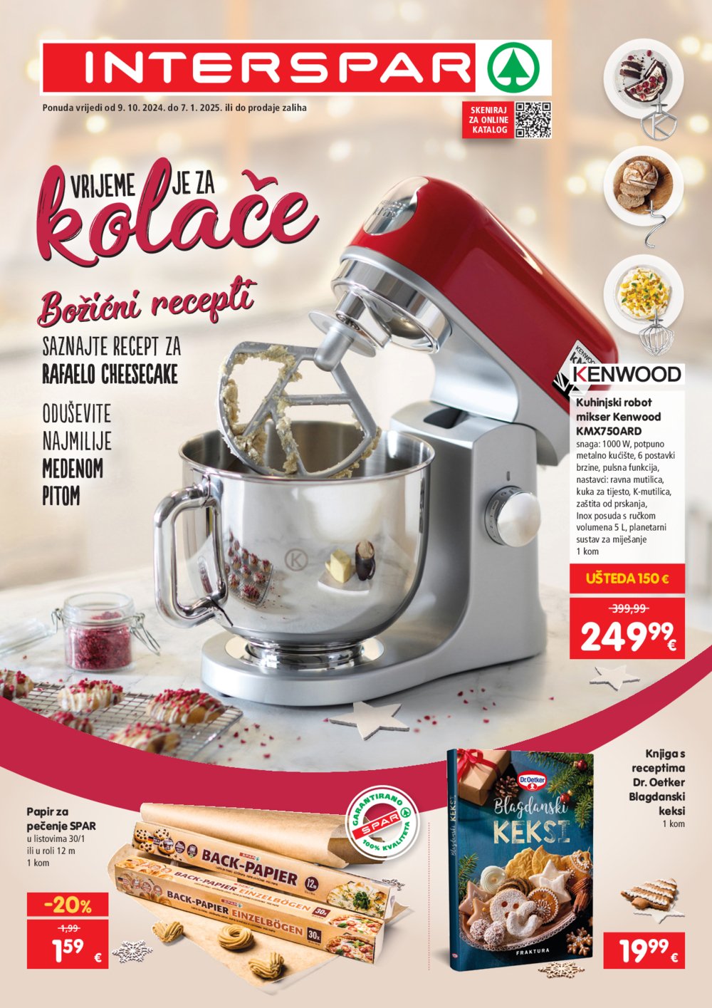 INTERSPAR katalog Pečenje kolača 09.10.2024.-07.01.2025.