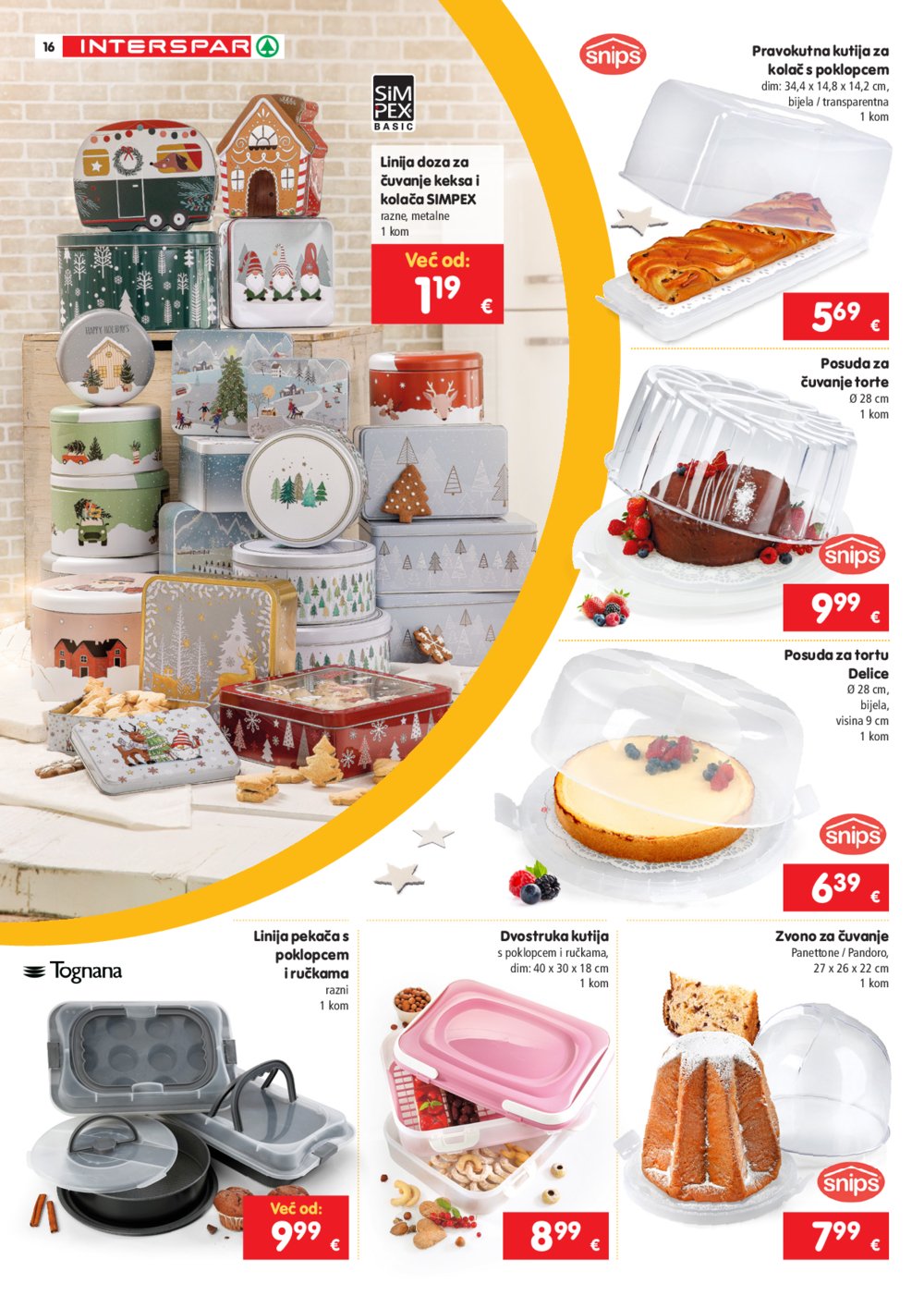 INTERSPAR katalog Pečenje kolača 09.10.2024.-07.01.2025.