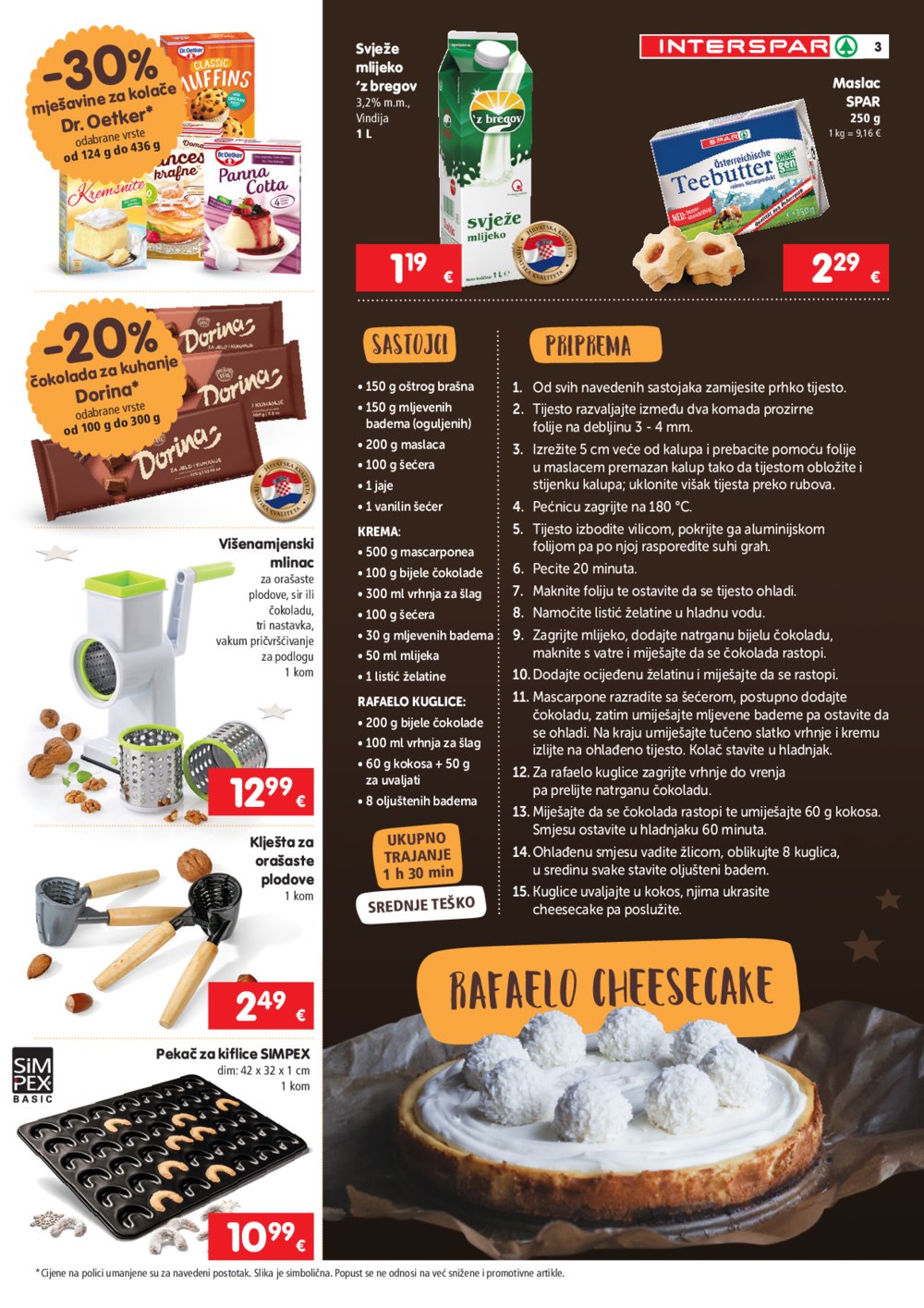 INTERSPAR katalog Pečenje kolača 09.10.2024.-07.01.2025.